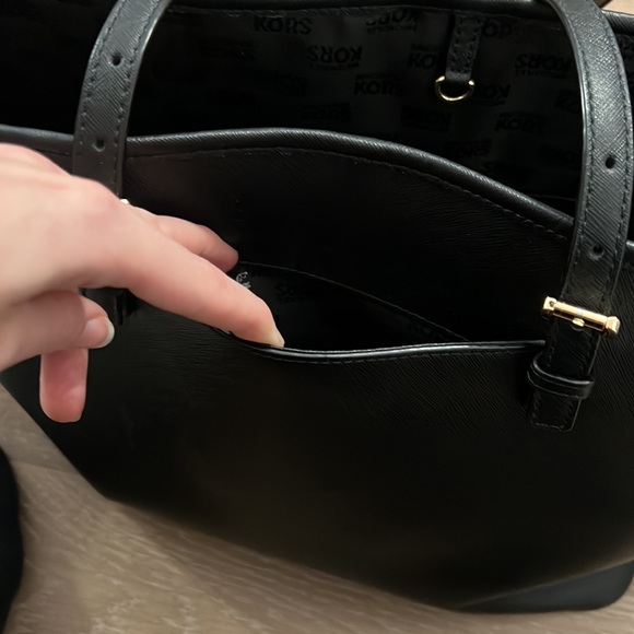 Michael Kors Saffiano Leather Tote Bag - Picture 9 of 11